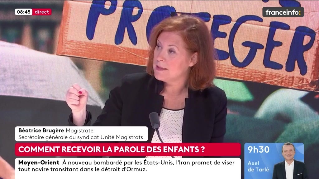 🔴 Comment recevoir la parole des enfants ? ➡️ "On a pendant des années dit à l’École nationale de la magistrature : attention sur la parole des enfants. Je crois qu’on a régressé de ce côté-là, si on pouvait revenir à un bon équilibre", dit Béatrice Brugère