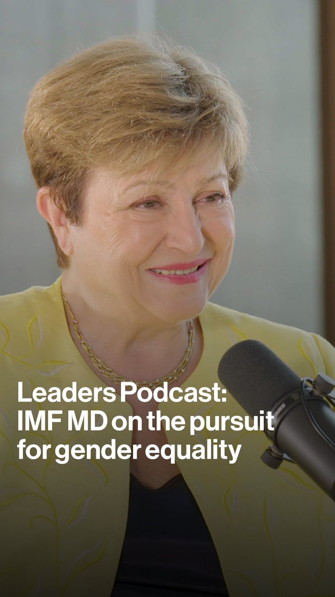 “This is not going to change by us just waiting for change to happen” IMF Managing Director Kristalina Georgieva talks to Francine Lacqua about being the only woman on the room. Listen at and watch at