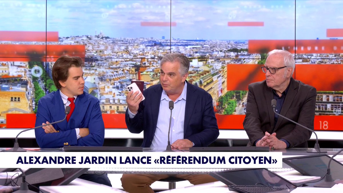 Robinson et Alexandre Jardin présentent le projet «référendum citoyen» : «Depuis ce matin, les Français peuvent décider des grandes trajectoires du pays», dans #HDPros Toute l'info est à retrouver sur