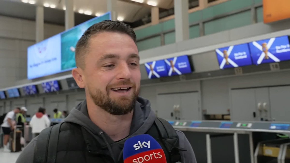 🏴󠁧󠁢󠁳󠁣󠁴󠁿 "Feel so lucky as a family, not just to watch John at a World Cup but to go and watch Scotland..." The McGinn family are among those flying out to the USA today - we caught up with Stephen at check-in ✈️