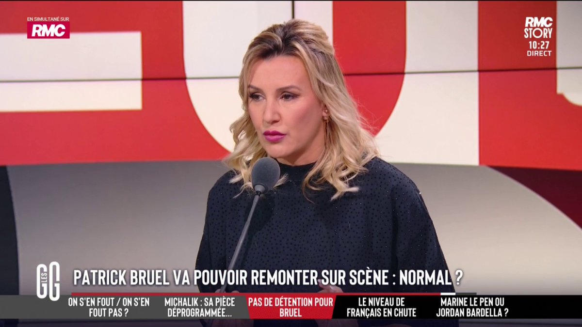 🎤 Patrick Bruel va donc pouvoir remonter sur scène : normal ou gênant ? 🗣️ Sandrine Pégand : "Cette décision envoie un message clair : la justice n'est pas le porte-voix de la rue. Elle doit être indépendante de l'opinion publique." #GGRMC