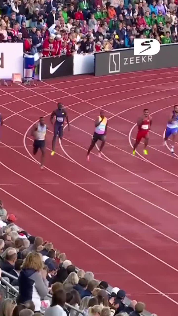 🇧🇼 Letsile Tebogo ran an easy 19.84 to win the men's 200m at the Oslo Diamond League with Sinesipho Dambile coming in second! 🇿🇦 🇦🇺 Gout Gout finished in 6th place. #SSAthletics #OsloDL