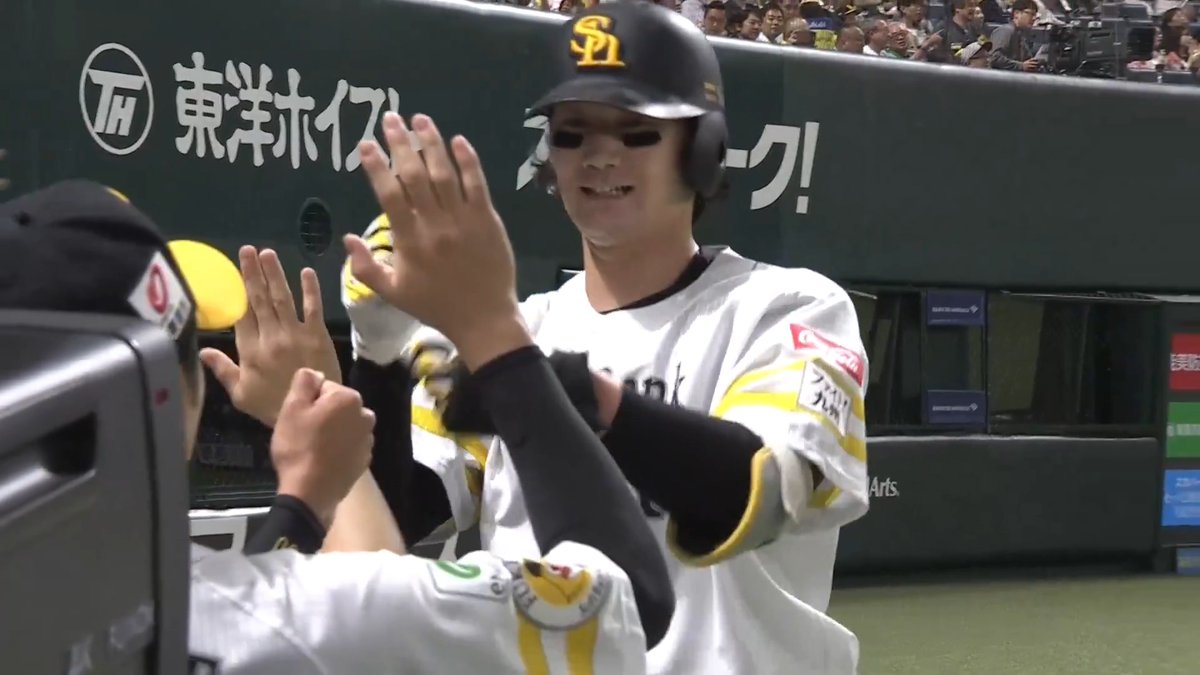 ホームラン返し‼️ 福岡ソフトバンク 正木智也 選手の今シーズン第5号ソロホームランで同点に追いつく!💪 👇日本生命セ・パ交流戦見るならパテレ!
