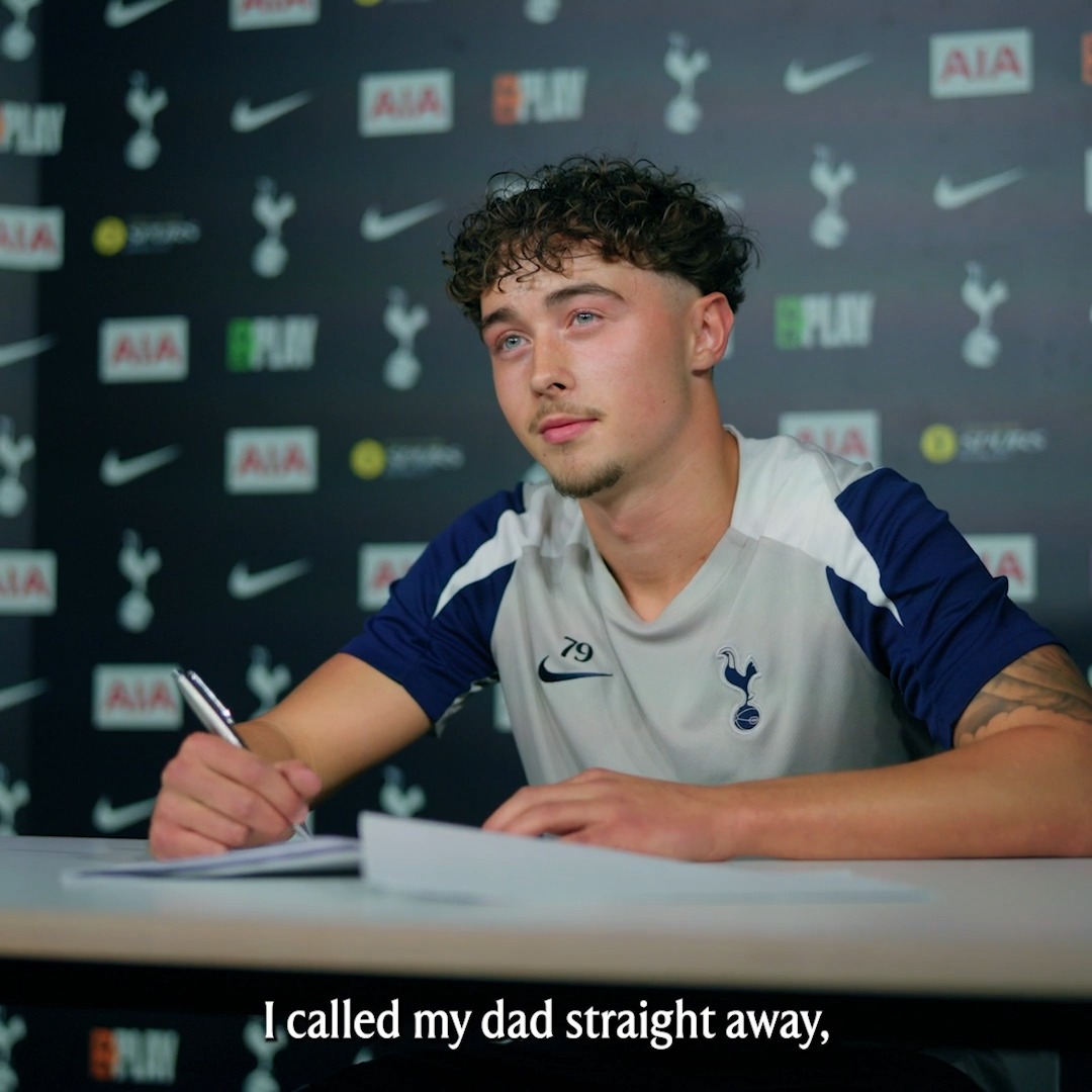 โIt was an amazing feeling when I found out.โ ๐ค Ronny Moncur speaks after signing his new Spurs deal ๐ฌ