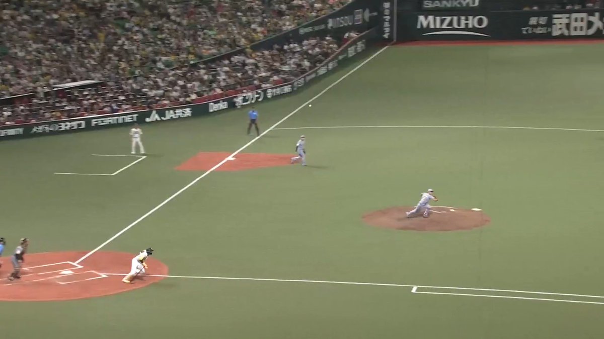 この快足はだれにも止められない!🏃💨💨💨💨 福岡ソフトバンク 周東佑京 選手が内野安打を放つ!✨ 👇日本生命セ・パ交流戦見るならパテレ!