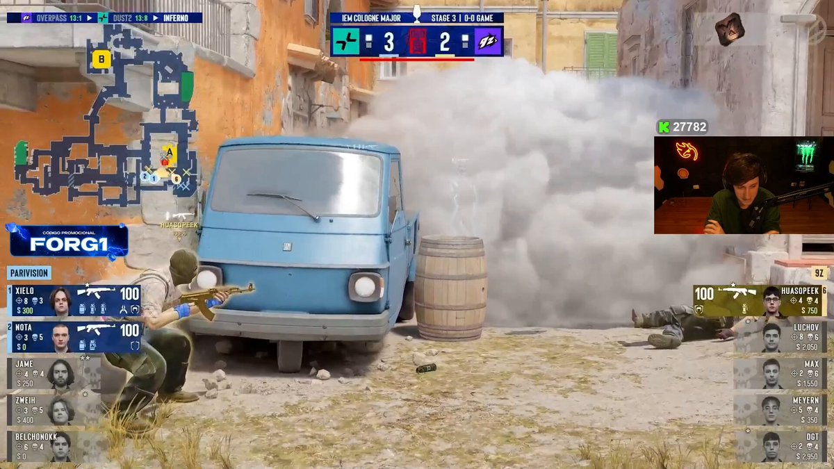 EXCELENCIA CHILENA 1v2 de HUASOPEEK 🇨🇱 para poner el 3-3