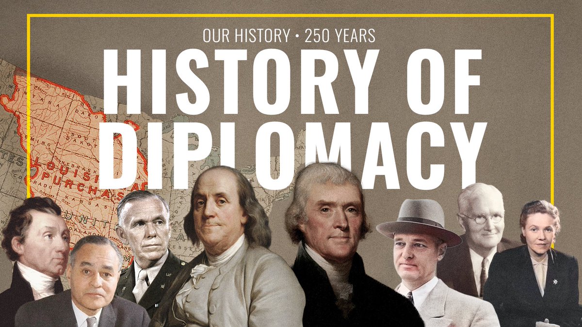 American diplomats champion freedom, secure our nation, and always put America and Americans first. Join us in celebrating our people, our story, and 250 years of American diplomacy.🦅