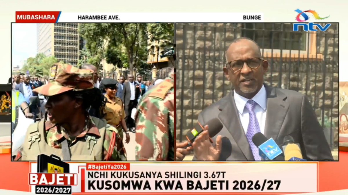 Duale: The debt of the previous administration could not be accounted for. The debts that we borrow on behalf of the people of Kenya today can be accounted for. Every shilling. #BajetiYa2026