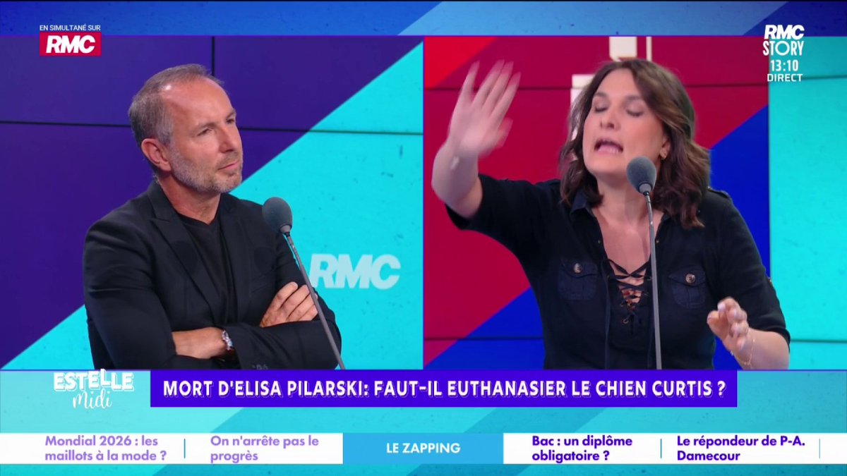 🐶 Euthanasier le chien Curtis ? 🎙️ Juliette Briens : "Le fait que Curtis, qui a dévoré une femme enceinte, soit encore en vie et qu'il y ait débat... J'ai l'impression qu'on vit dans un asile ! Il faut le piquer ! Ça suffit les pitbulls, dès qu'il y a un mort, c'est eux !"