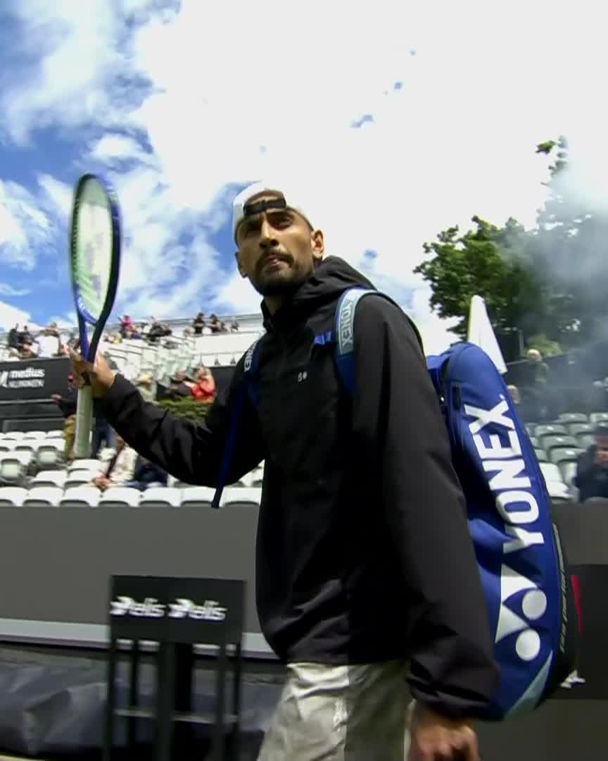 Nick Kyrgios returns to the Stuttgart courts vs Sho Shimabukuro 🤩 Watch Live -->