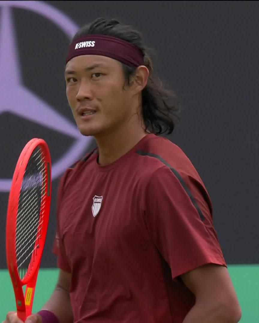 First Class Performance🔥 Zhang upsets home favourite Tallon Griekspoor 7-6 6-4 to book his place in the quarter-finals! #LibemaOpen