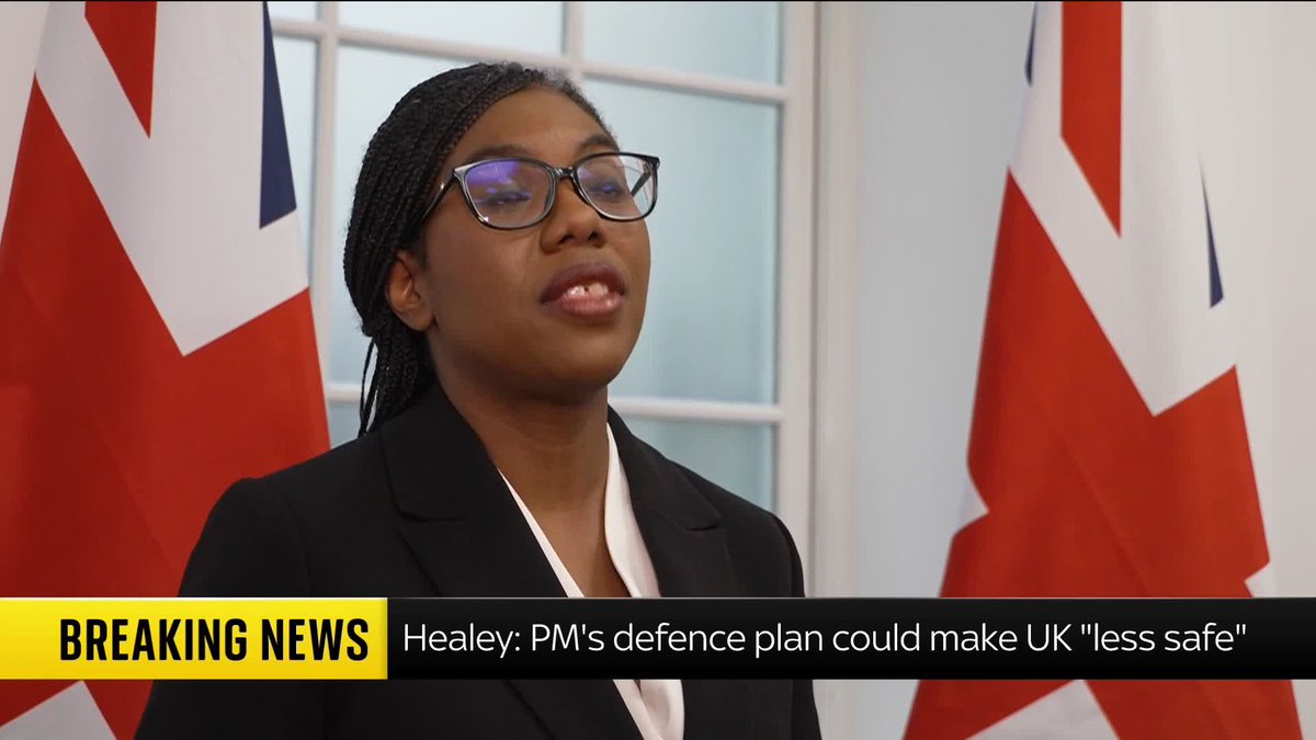 'John Healey has done the honourable thing' Conservative leader Kemi Badenoch reacts to the news that John Healey has resigned as defence secretary. Badenoch adds: 'Keir Starmer's premiership is falling apart' Read more: