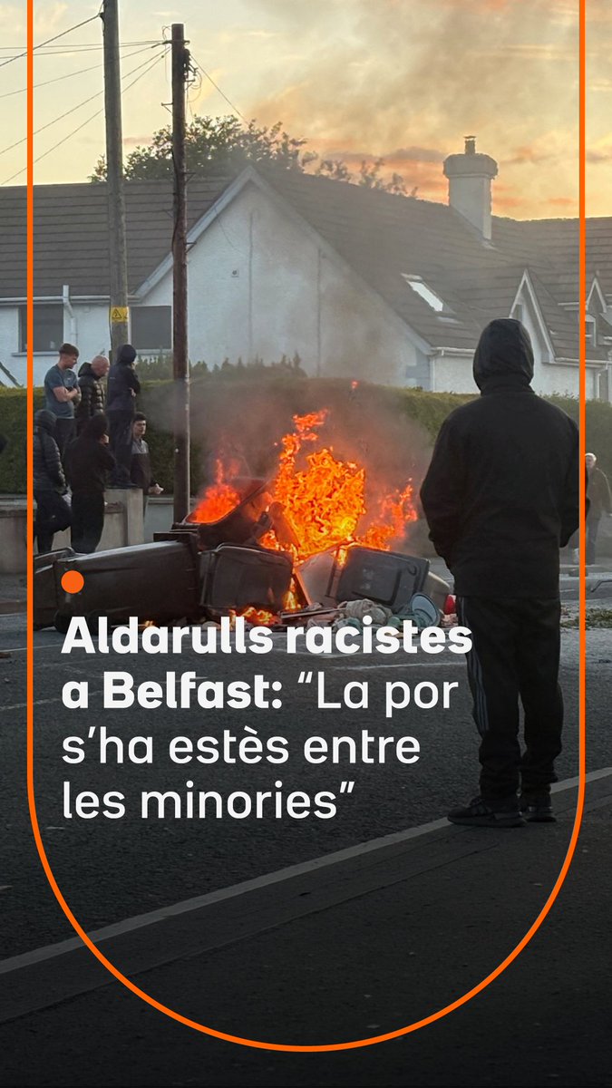 Els aldarulls xenòfobs a Belfast atemoreixen la comunitat immigrada: “Tinc por de ser el següent a patir un atac.” L'extrema dreta ha atiat els aldarulls després que un refugiat sudanès intentés decapitar un home