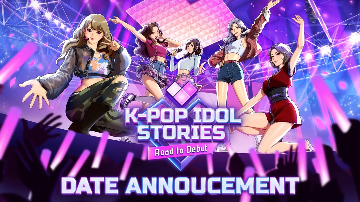 🎤 The wait is almost over! K-pop Idol Stories: Road to Debut launches on 16th July 2026! 🌟 Coming to PlayStation 5, Nintendo Switch, Xbox Series X|S & Steam. Step into the role of a K-pop manager and recruit from eight unique trainees, each with their own personality, dreams, and story to uncover. Manage their training, make important decisions, and guide your idol group towards debut in this life sim. 🎬 Watch the brand-new trailer. 🎮 Play the updated demo on Steam and Xbox Series X|S. 💖 Wishlist and pre-order now: