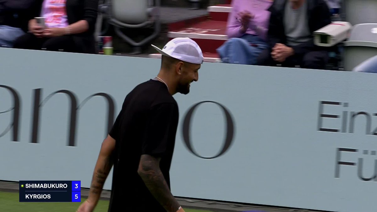 🌿🤣 Kyrgios: tenis y show garantizado. 📺 Mirá #Stuttgart en el Plan Premium de #DisneyPlus.