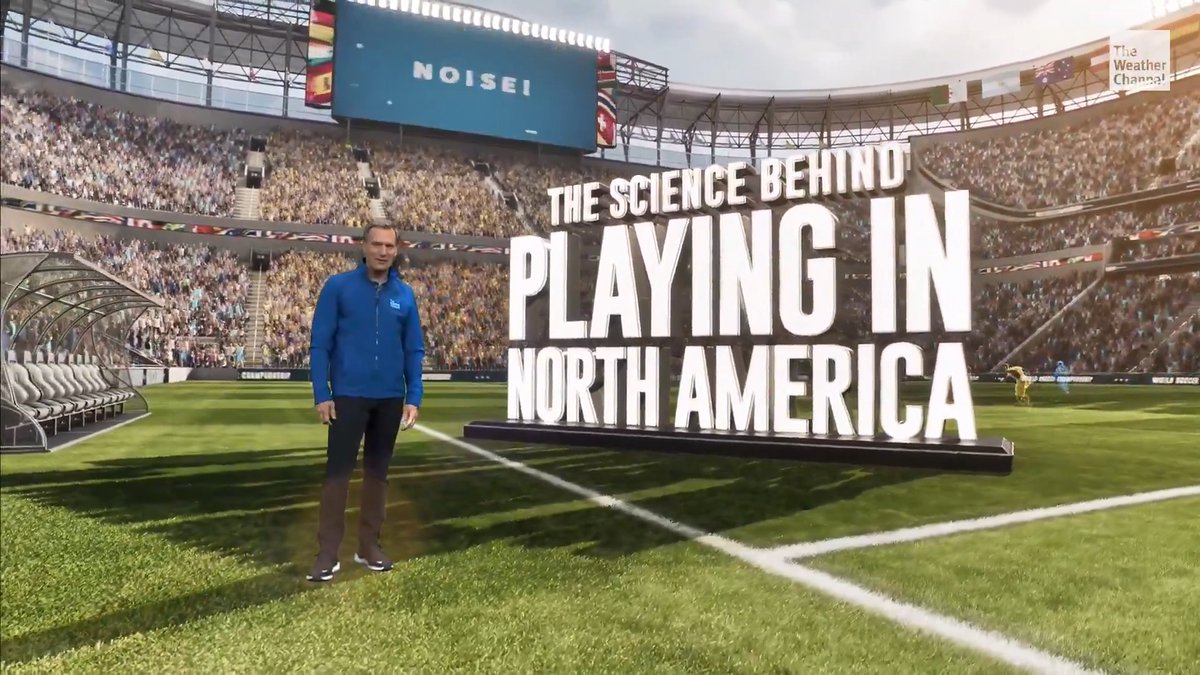104 matches. 3 nations. 16 cities. But for the world-class athletes competing in 2026, the toughest opponents will be the weather. 🌎⚽️ From grueling altitudes to suffocating humidity, Mike Bettes breaks down the science of playing in North America using Immersive Mixed Reality.