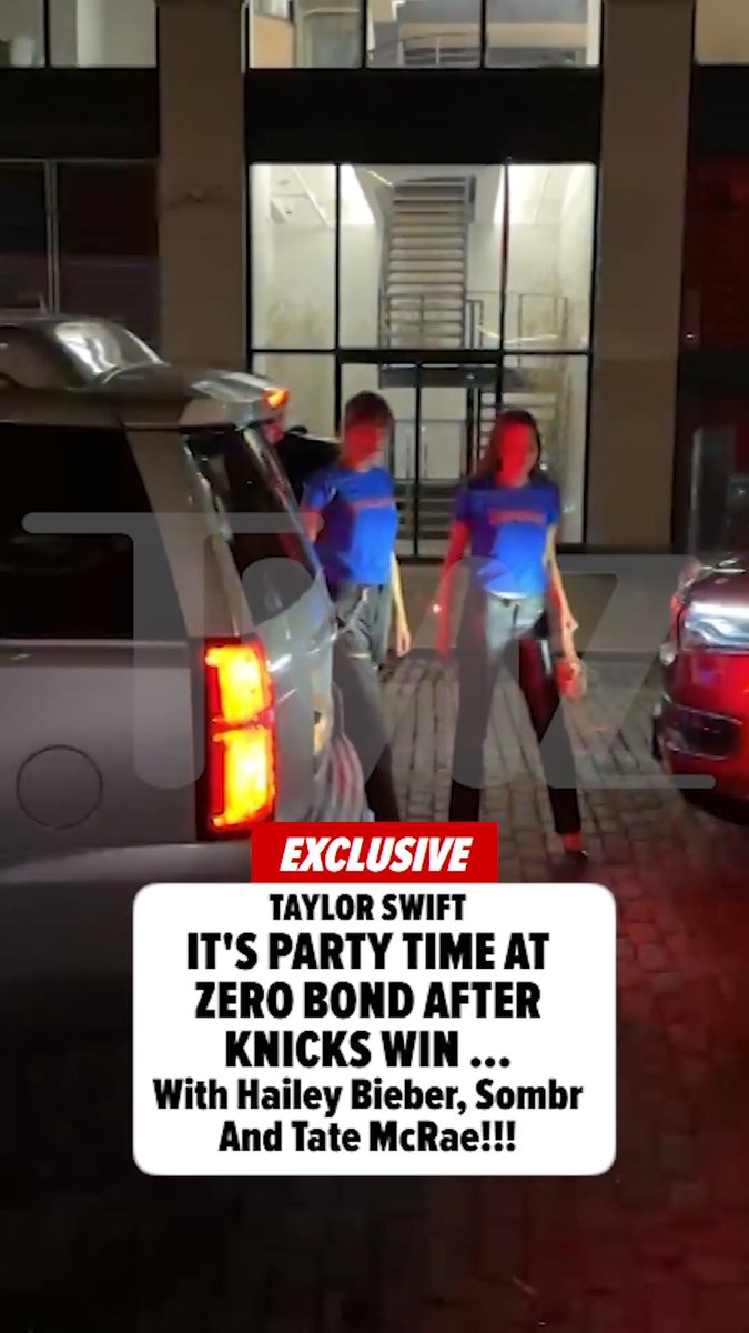 🥳 Taylor Swift parties at zero bond after Knicks' victory over Spurs.
