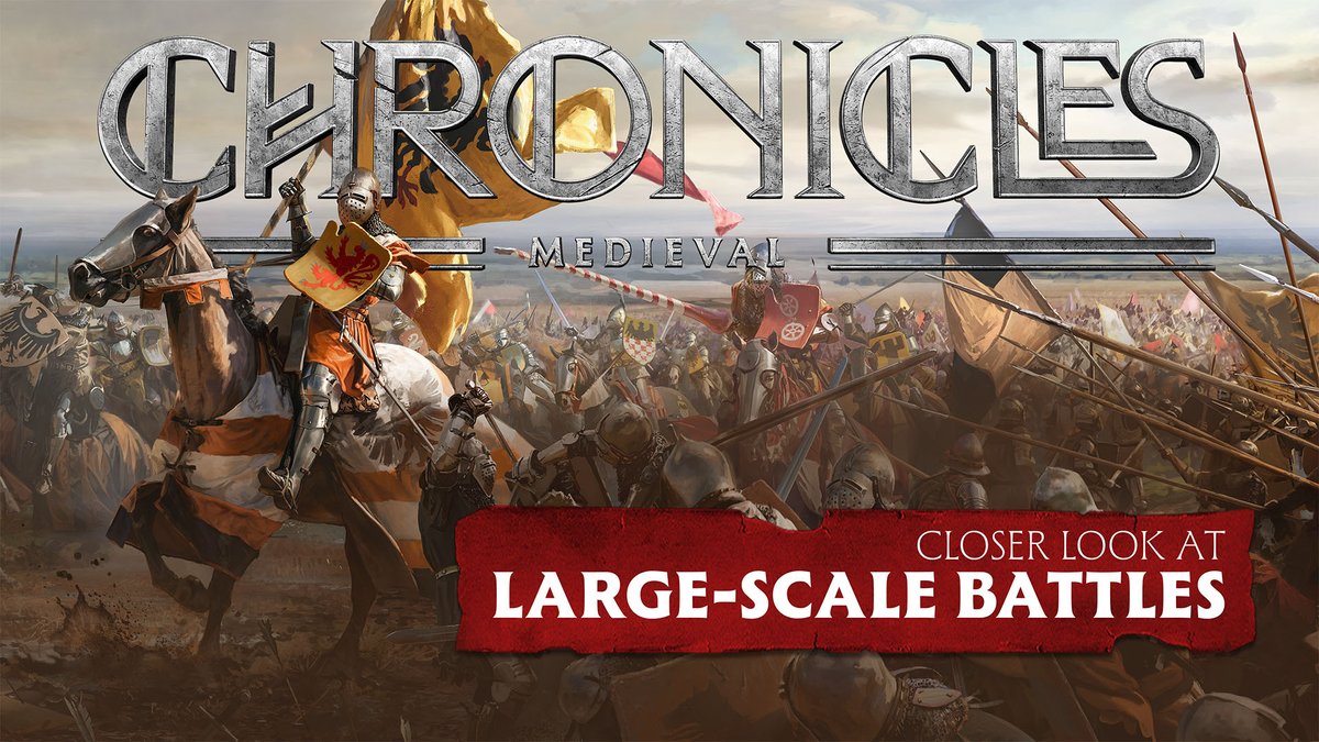 Get a closer look at large-scale battles in Chronicles: Medieval, together with Senior Game Designer Gareth Bourn⚔️