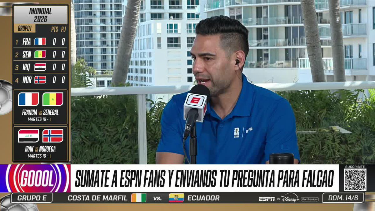 ¿QUÉ ES LO MEJOR PARA JULIÁN ÁLVAREZ? Así lo ve Radamel Falcao. ⚡ #ESPNMundial 📺 Mirá los mejores partidos de la #FIFAWorldCup por ESPN, en el Plan Premium de #DisneyPlus