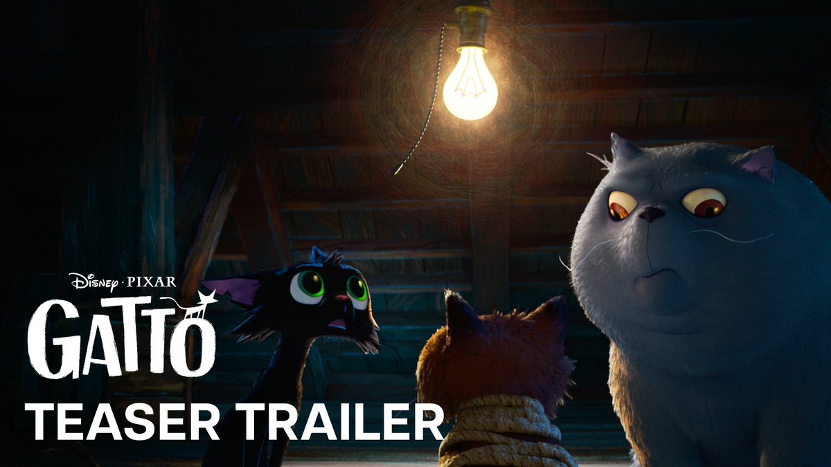 Ciao Gatto Watch the new teaser for Disney & Pixar's #Gatto, arriving in theaters March 5, 2027