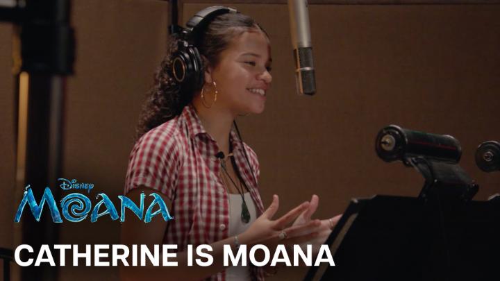 “She was unafraid, she was fearless” Go behind the scenes with Dwayne Johnson, Tommy Kail, and Auliʻi Cravalho on finding Catherine Lagaʻaia, our new live-action Moana.