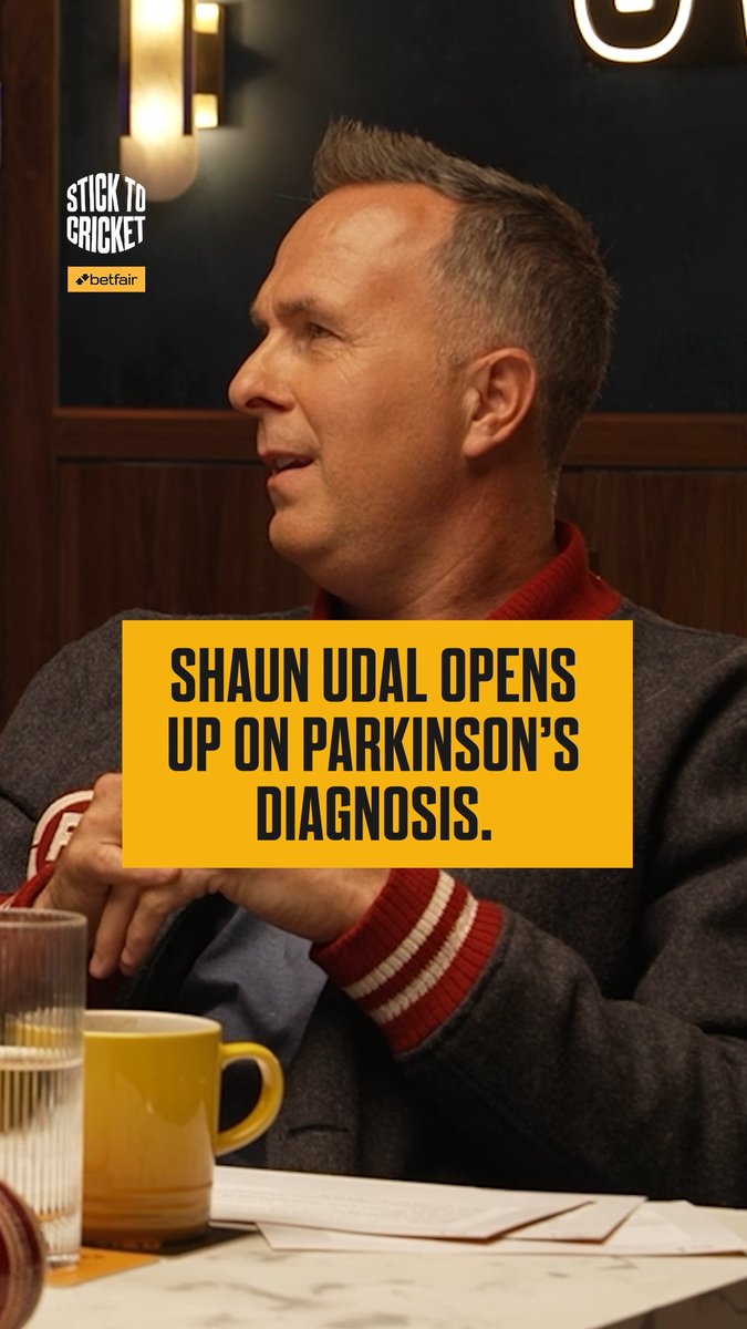"Just before I was 50 I got an NHS letter saying I had Parkinson's." Shaun Udal opened up on his Parkinson's diagnosis. ❤️