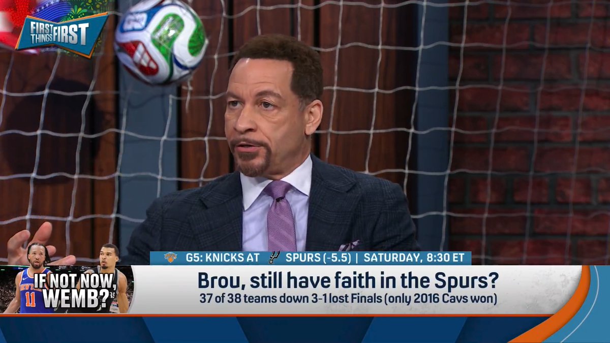 “I do have some faith. Not a ton. They’re probably done. I was three toes down when they were down 2-0. Now they’re down 3-1, I’m 1.5 toes down.” Chris Broussard says the Spurs have blown two of these games: