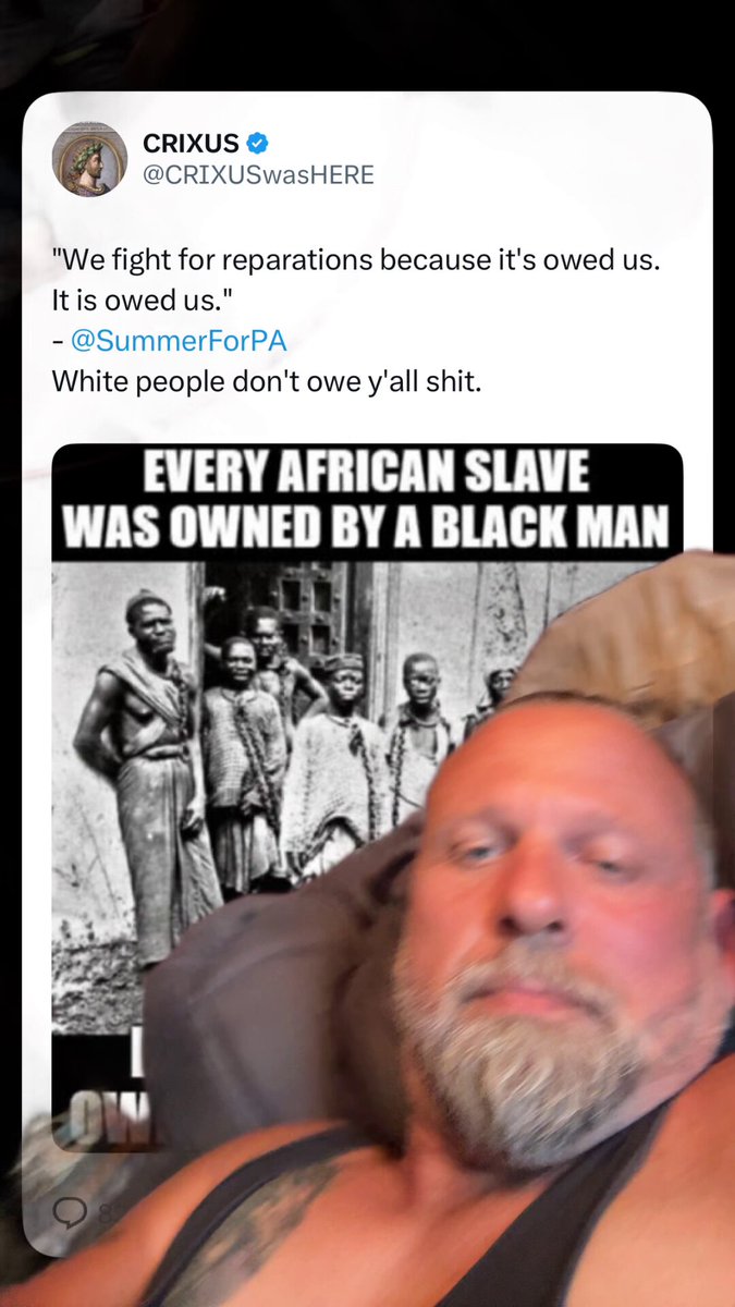 Where are my reparations you fucking racist fools