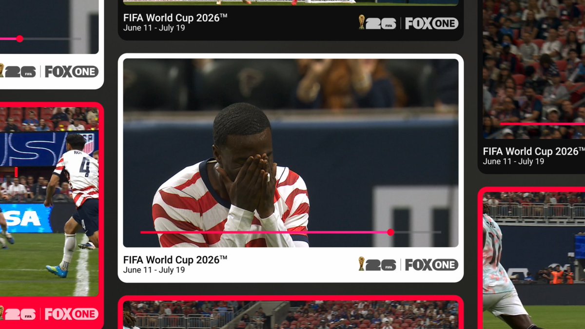 The global group chat is about to get loud. ⚽️ The FIFA World Cup 2026™ is live on FOX, whether you’re watching with YouTube TV or @FOXOne available on YouTube.