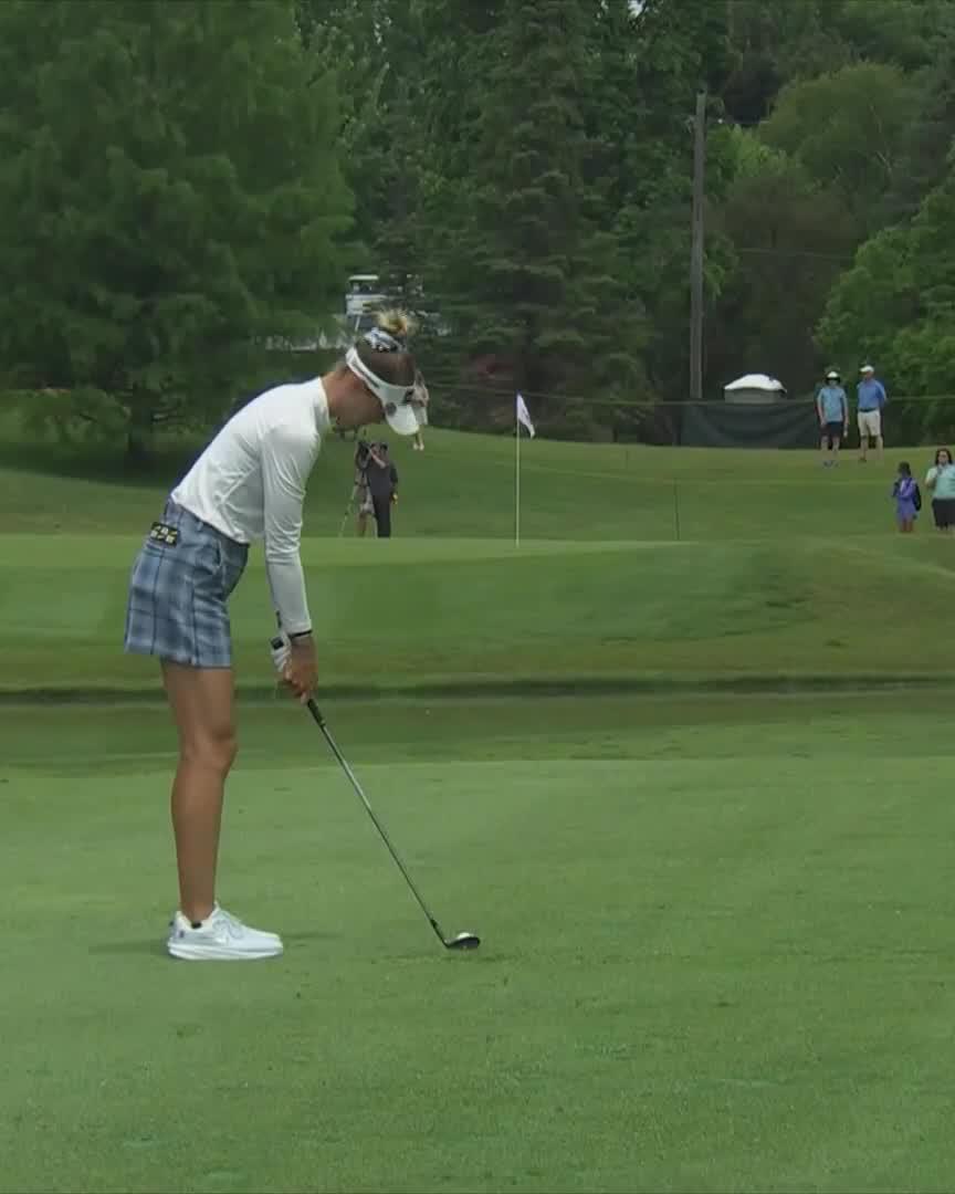Approach game on point for Nelly Korda 🎯