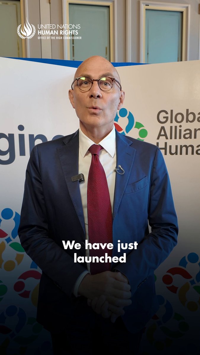 UN Human Rights Chief Volker Türk launches the #GlobalAllianceForHumanRights to mobilize actors from all sectors, regions and generations, to help place human rights at the centre of global debate and decision-making.
