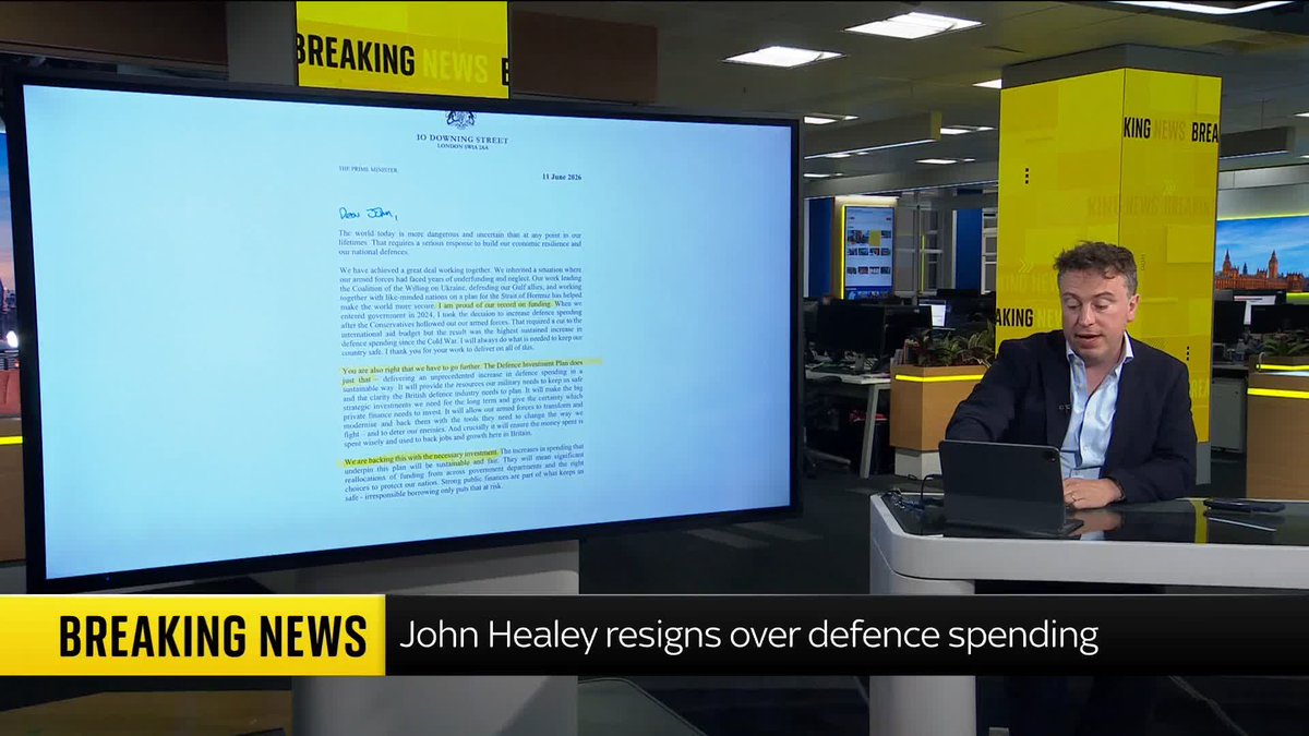 'There is no backing down from the PM' Sam Coates Sky analyses Sir Keir Starmer's response to John Healey's resignation Live updates: 📺 Sky 501, Virgin 602, Freeview 233 and YouTube