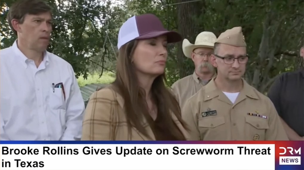 Brooke Rollins claims "DOGE cuts had zero to do" with the U.S. infestation of the New World Screwworm