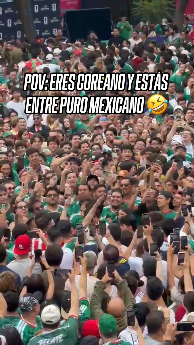🤣 ESTE AFICIONADO 🇰🇷 NUNCA OLVIDARÁ EL MUNDIAL EN MÉXICO. "COREANO, COREANO, COREANO". 🇲🇽 ¡ESTO ES UNA FIESTA!