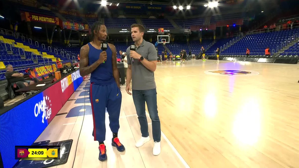 🎙️ Así habla Will Clyburn de cómo se siente individualmente en esta serie con la ayuda del equipo. 📺 DAZN España | #PlayoffLigaEndesa | Barça Basket
