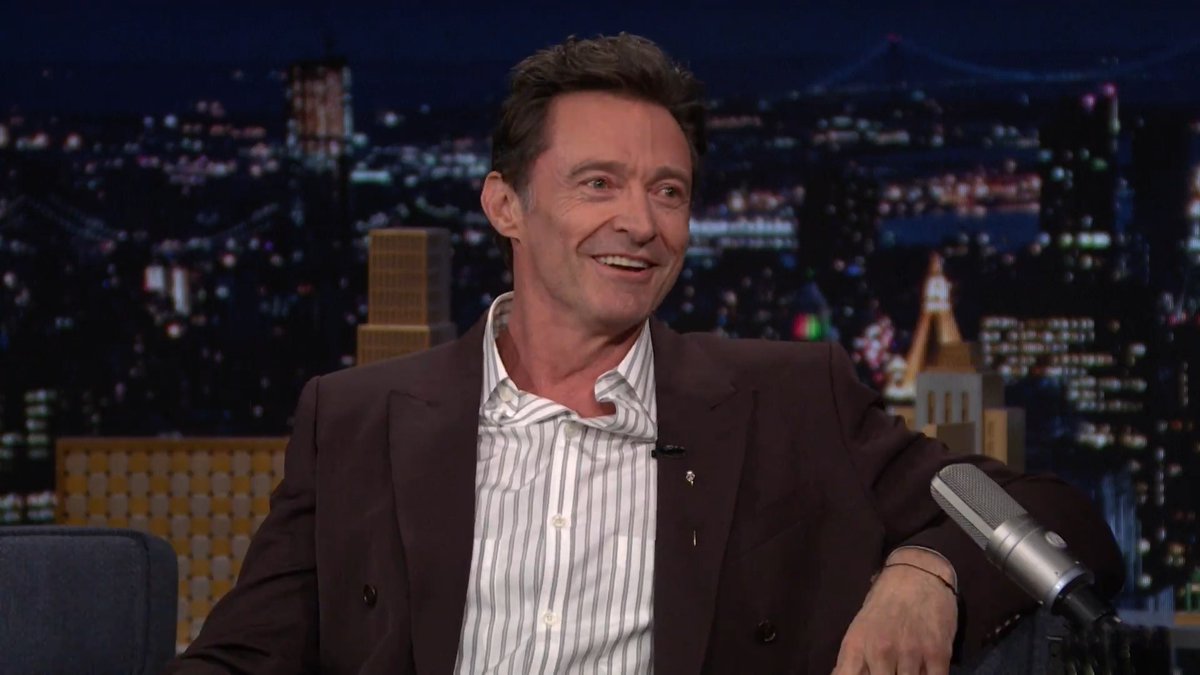 .Hugh Jackman always plays characters that end up dying 😭 #FallonTonight