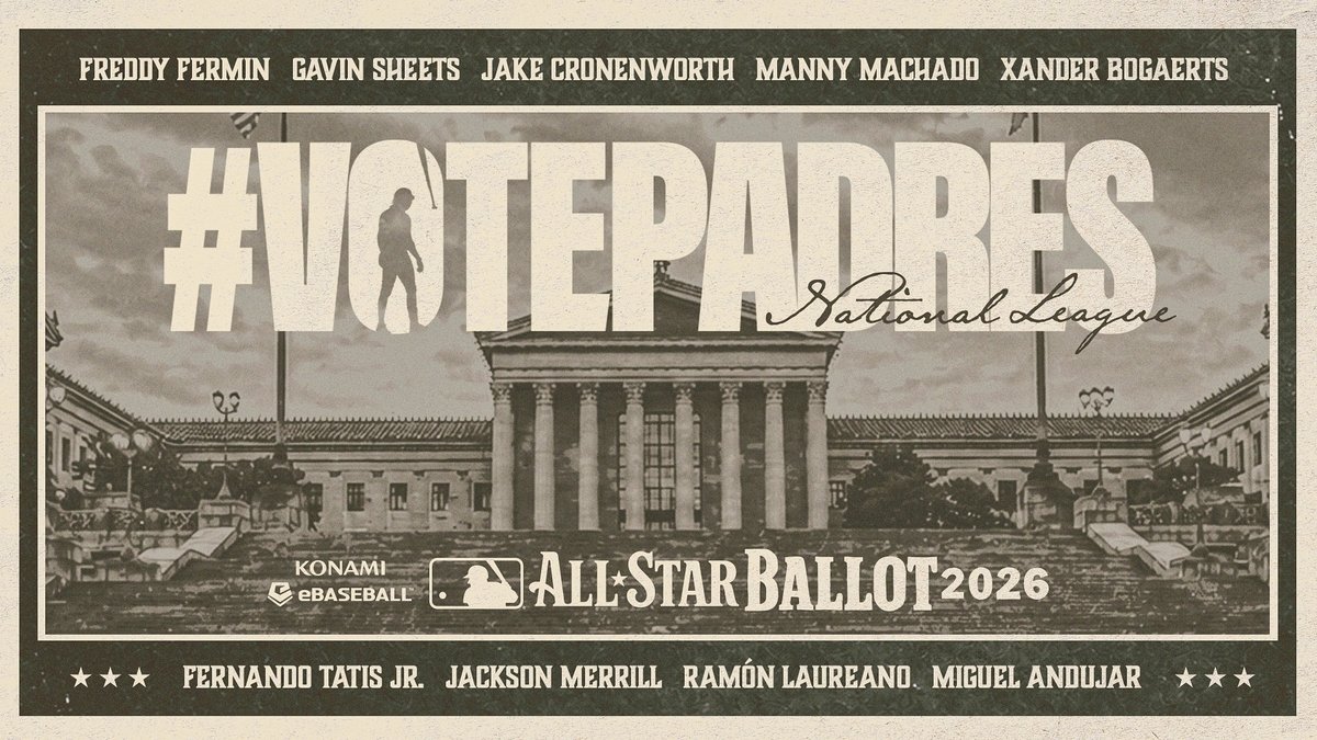 Put up your dukes 🥊 #VotePadres 5x per day, every day: