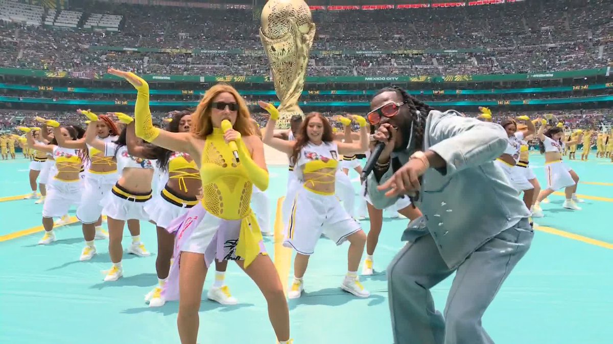 WE ARE READY! ๐ Shakira getting the World Cup underway at the opening ceremony