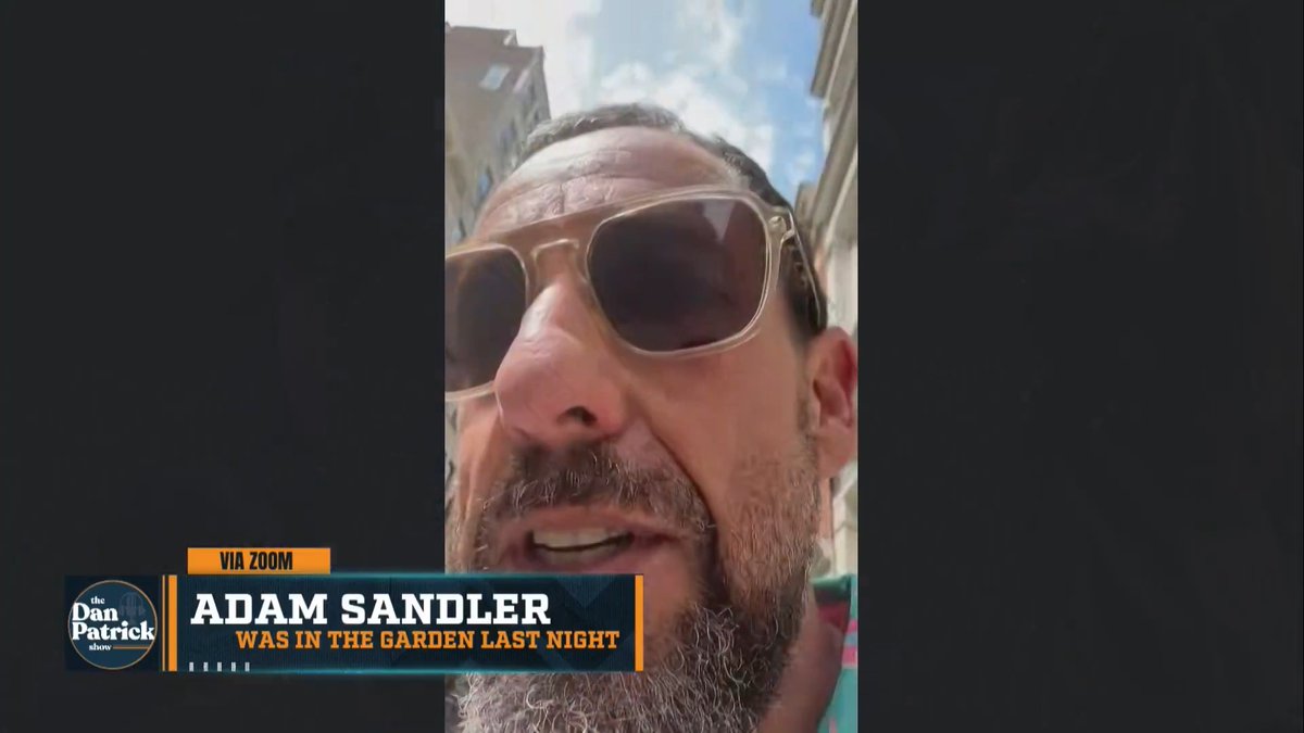 "It was one of the biggest moments I've ever seen!" – Live from the streets of New York City, Adam Sandler recaps a historic night at The Garden🤩