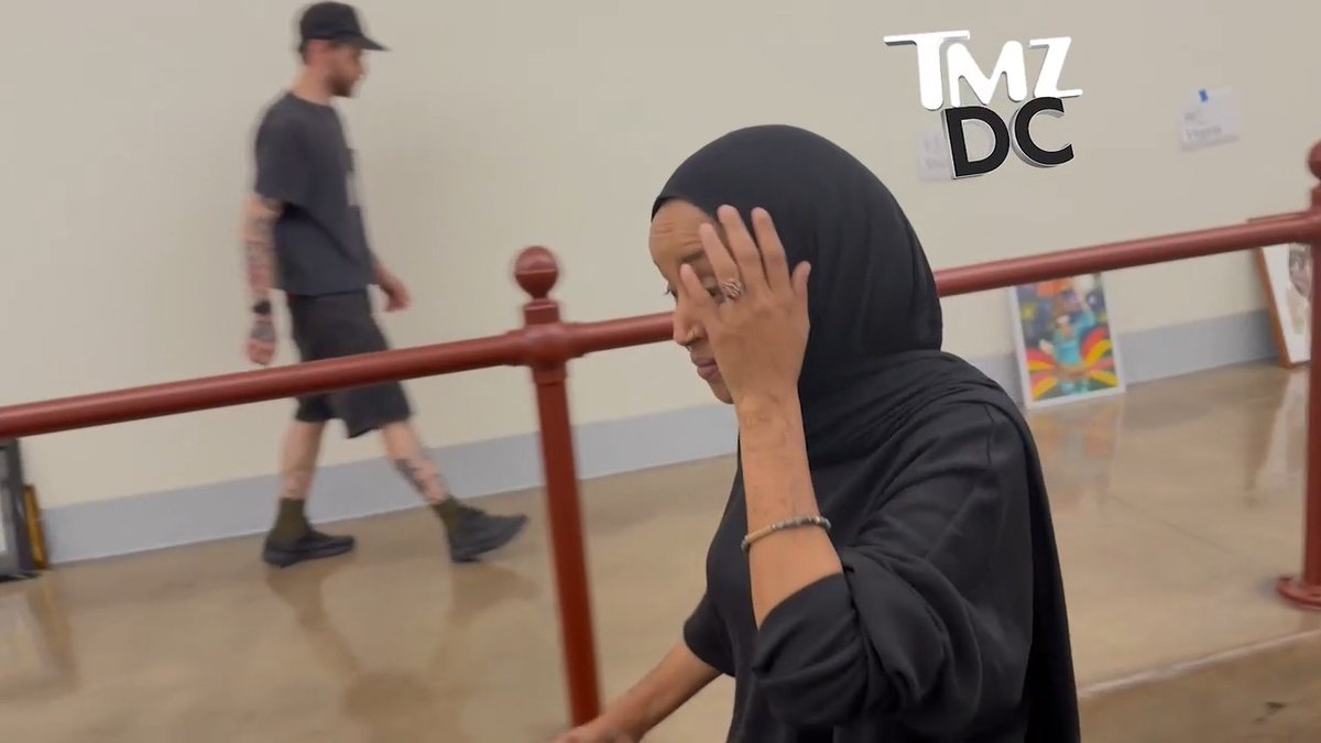 Rep. Ilhan Omar torches Jerry Seinfeld over "disturbing" Palestine remarks. 🎥: CHARLIE COTTON