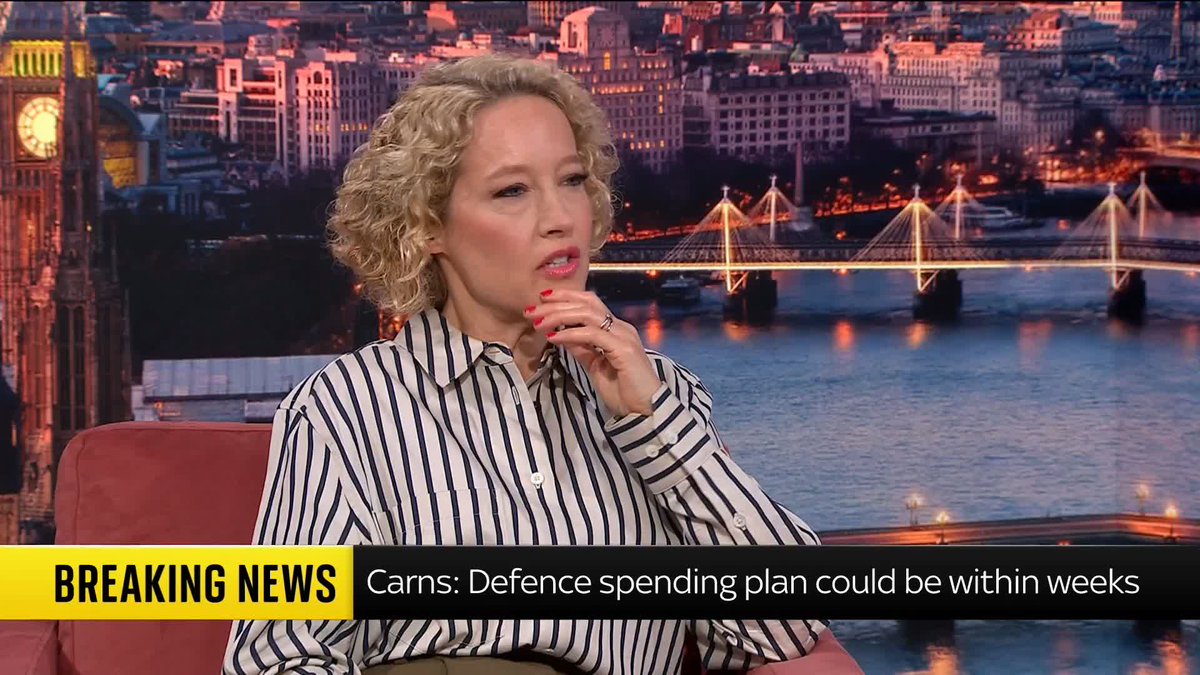 'Those in Moscow will be looking in with glee at some of the stuff that's going on' Armed Forces Minister Al Carns speaks to @CathyNewman after John Healey resigned as Defence Secretary. 📺 Sky 501, Virgin 602