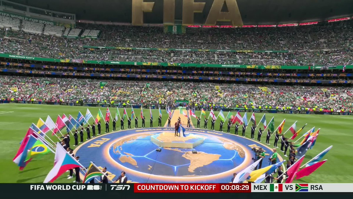A beautiful musical performance by Andrea Bocelli and Ejae to kick off the #FIFAWorldCup!
