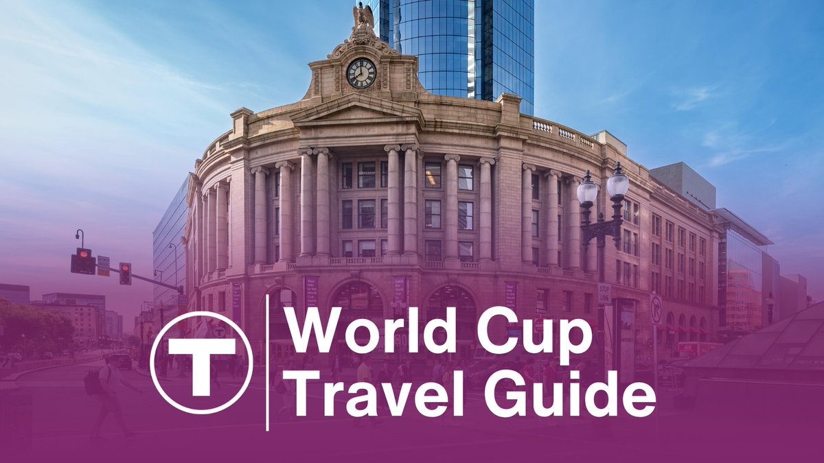 As we welcome the world to Boston, we're here to transport visitors to all their destinations. Take the T to FIFA World Cup™️ Boston 2026 matches, #FIFAWorldCup fan fests, and all this summer's festivities. ⚽️Follow our travel guide to get the most out of your trip: