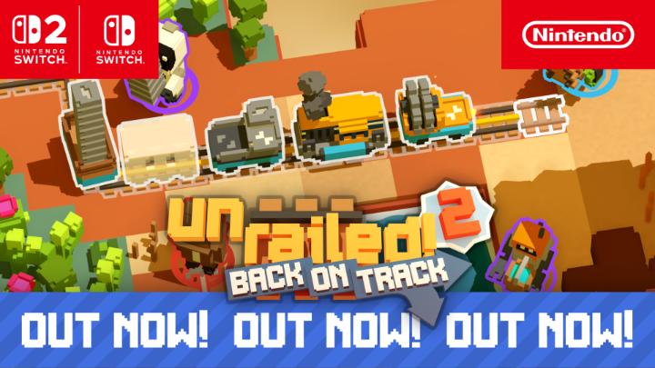 The goal is simple: keep the train moving at all costs! 🚂 Play solo or team up locally and online in Unrailed 2: Back on Track, out now on Nintendo Switch 2 and Nintendo Switch: