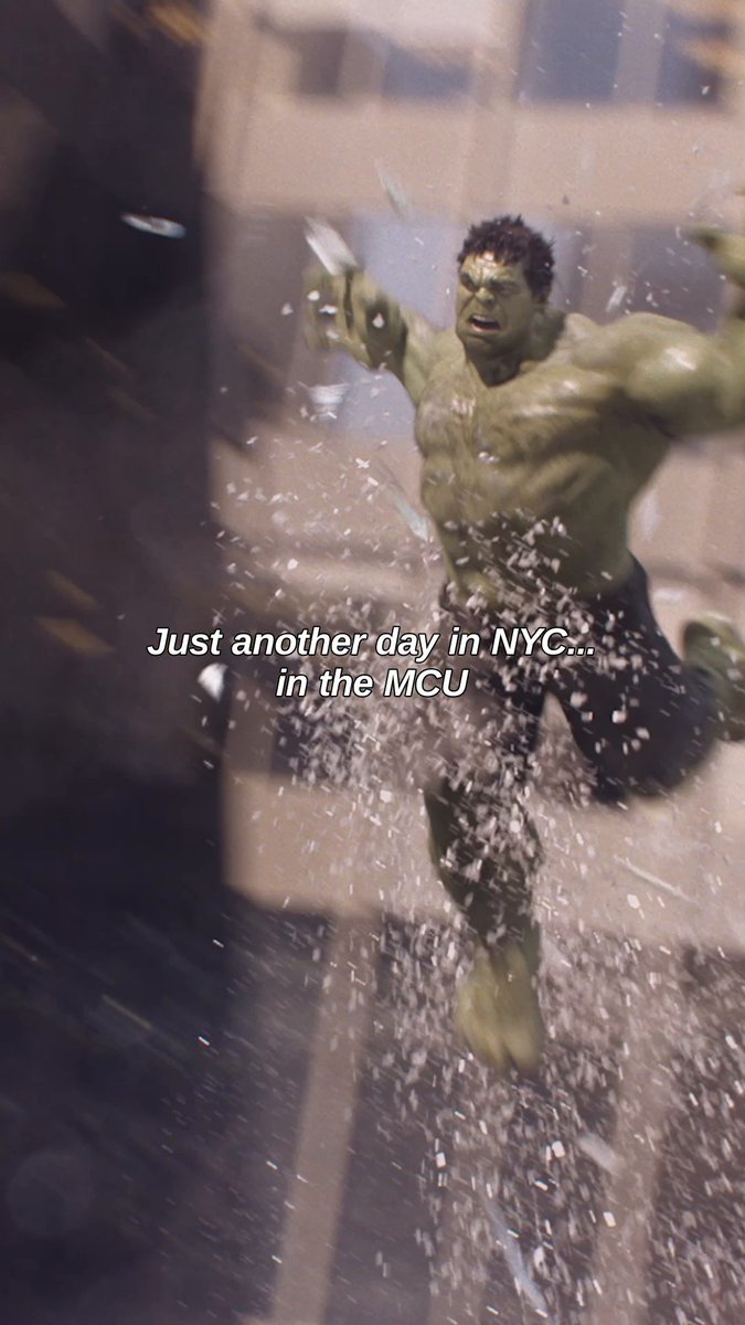 just another relaxing day in Marvel’s New York