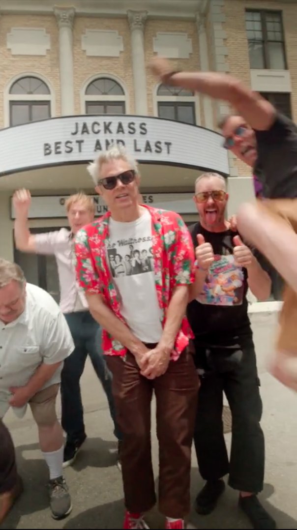 still f'ing up after all these years. buy your tickets now to see jackass: best and last in theatres june 26.