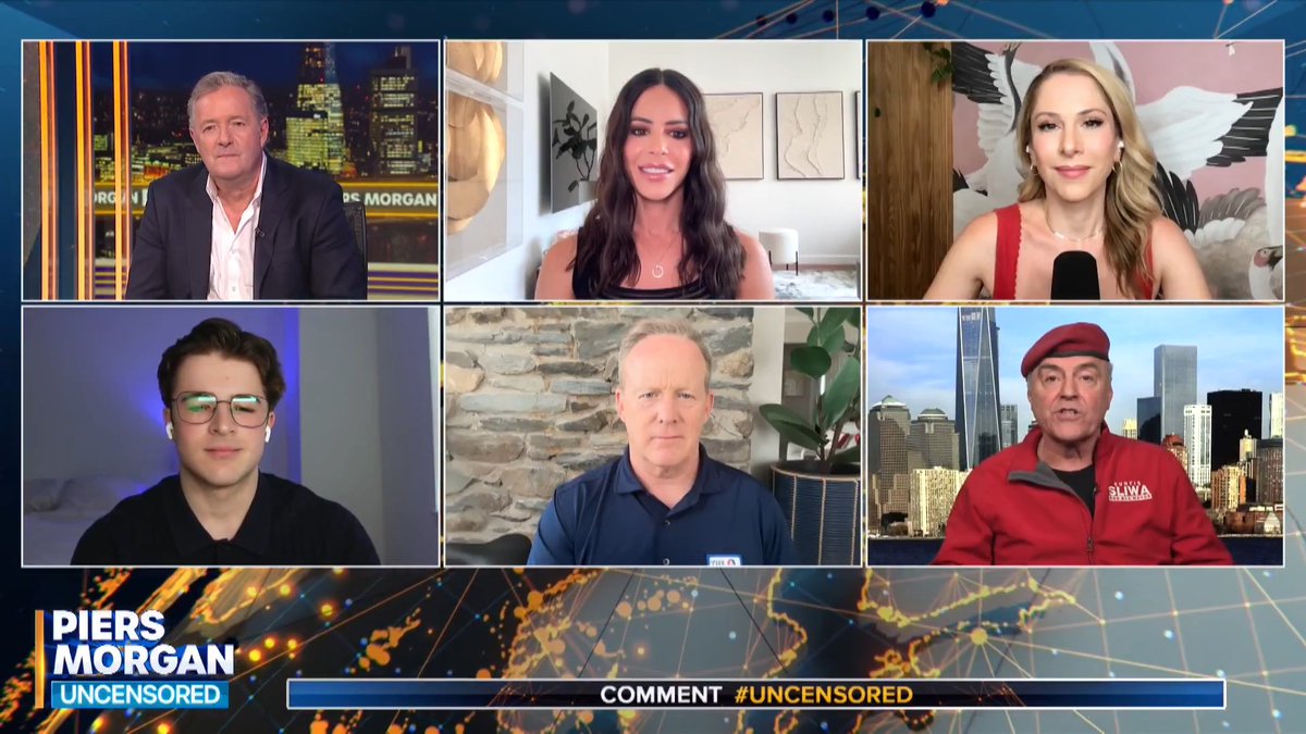 "It's a sign of things to come because of that STUPID war in Iran!" Curtis Sliwa argues that Donald Trump was "shocked" by boos from wealthy audience members at the NBA finals. 📺 Piers Morgan | Curtis Sliwa