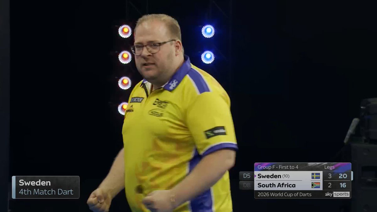 SWEDEN SURVIVE A SCARE! 🇸🇪 Huge relief for Oskar Lukasiak and Jeffrey de Graaf, who win a scrappy affair against South Africa to seize the initiative in Group F! 📺 #WCOD26