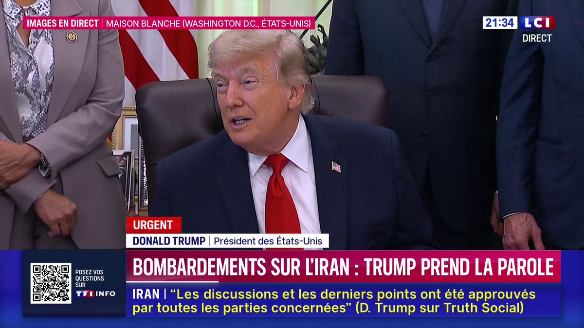 🔴 Guerre en Iran : "Le détroit d’Ormuz va être officiellement rouvert, peut-être dans le week-end", assure Donald Trump