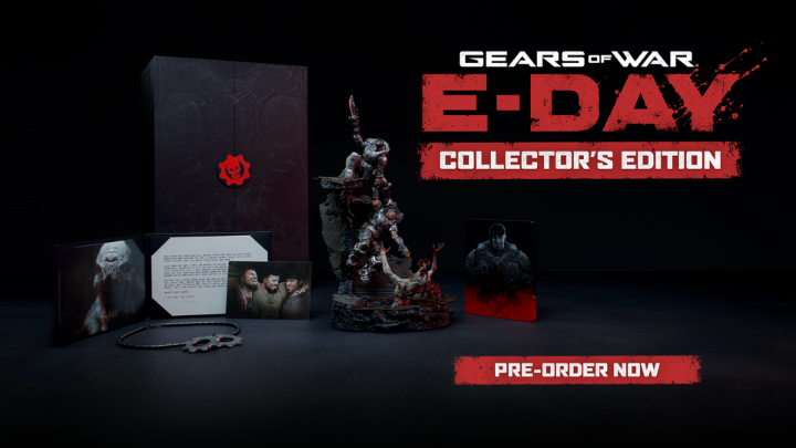 As the world breaks, their brotherhood grows 🤝 Prepare for Emergence Day with the Gears of War: E-Day Collector's Edition: